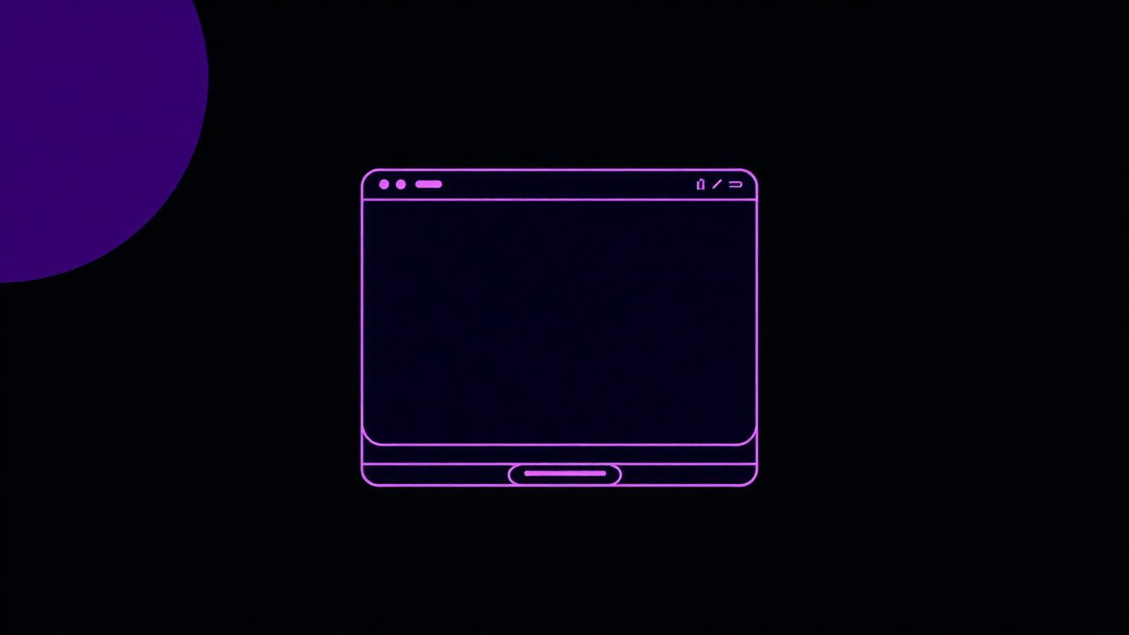 Minimal product wireframe illustrating a single core MVP feature