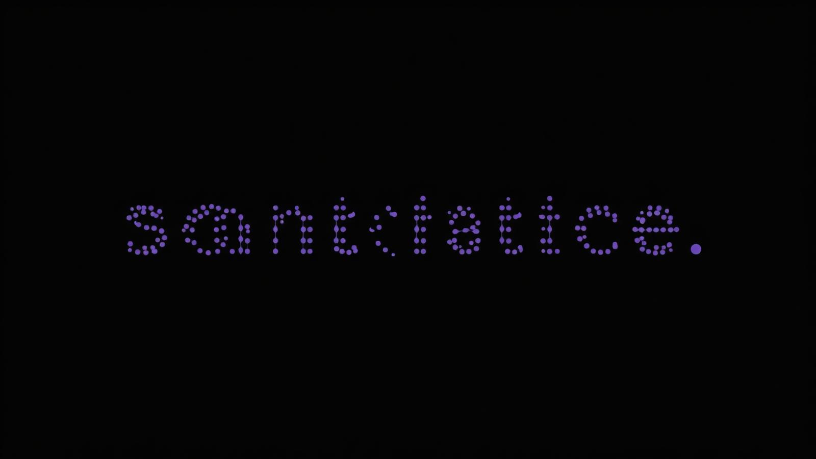 Abstract visualisation of language tokens converted into vector clusters
